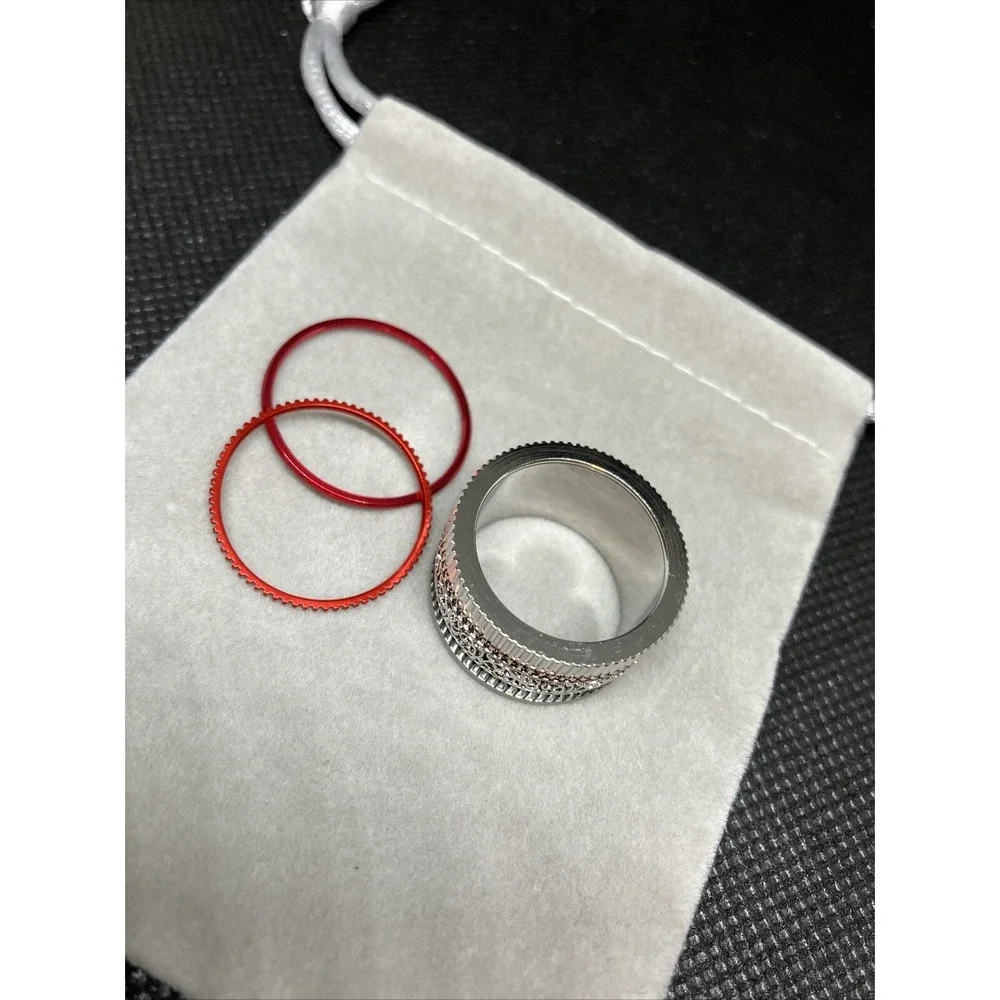 Meditation Prayer Band Silver Ring Spinner Rings. Bulk Pack. 10 Each Size 8 & 9